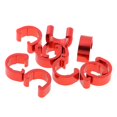 thumbnail image 2 of 10Pcs Cycling Bike Cable Buckles Housing Hose s Ties - Red, as described, 2 of 8