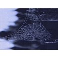 thumbnail image 1 of Ahgly Tapis Rectangulaire Lavable en Machine Intérieur Transitionnel Violet Pervenche, 2 Pieds x 4 Pieds, 1 of 7
