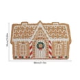 thumbnail image 3 of Tapis de Sol Imitation de Noël Décoration d'Arbre de Noël pour Entrée de Maison Tapis de Porte Tapis Absorbant pour Salle de Bain, 3 of 6