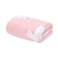 thumbnail image 2 of Tyidzon Towels for Bathroom Super Soft Velvet Rabbits Jacquards Hand Towel Super Absorbent Drying Gentle and Friendly, 2 of 6