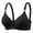 Noir, variante sur HUITKMM Soutiens-Gorge pour Femmes Soutien-Gorge à Armatures One Smooth U Léger T-Shirt Convertible 972