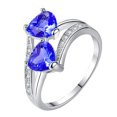 thumbnail image 1 of EGNMCR Rings Ladies Fashion Diamond Geometric Abstract Fashion Jewelry Ring Ladies, 1 of 3