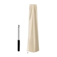 thumbnail image 3 of Housse de Parapluie, Housse de Parasols de Cour et de Jardin, Housse de Protection Résistante aux Intempéries, Beige 190 cm, 3 of 9
