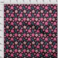 thumbnail image 3 of oneOone Polyester Lycra Fabric Leaves & Floral Artistic Decor Fabric Printed BTY 56 Inch Wide, 3 of 4