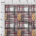 thumbnail image 1 of oneOone Georgette Viscose Fabric Swirl & Check Ikat Print Fabric By Yard 42 Inch Wide, 1 of 4