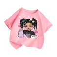 thumbnail image 3 of MEZZALL T-Shirts Graphiques Mignons pour Filles Enfants, Col Rond, Manches Courtes, T-Shirt d'Été Décontracté, T-Shirt Polyvalent pour Bébé Tout-Petit, Tenue Quotidienne, 3 of 5