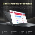 thumbnail image 3 of Dell Inspiron 15.6" FHD Touchscreen Laptop, Intel i5-1334U, 32GB RAM, 2.16TB Storage(2TB SSD+160GB Docking Station Set), Intel UHD Graphics, Full Size Keyboard, Webcam, Copilot, Win 11 Pro, Black, 3 of 9