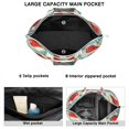 thumbnail image 4 of Colorful Ice Cream Dessert Print Travel Tote Bag Multipurpose Weekender Bag with Large Capacity Adjustable Strap, Ideal for Summer Outings Business Travel, 4 of 5