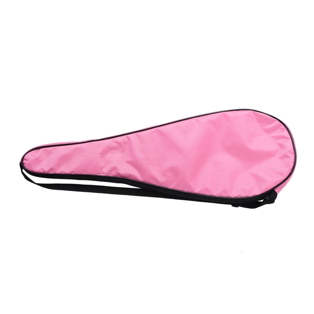 Sac de Transport pour Raquette, Housse de Raquette de Squash Résistante aux Déchirures pour Sports Noir, Rose
