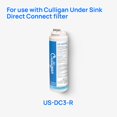 thumbnail image 3 of Culligan 258761 Filtre d'Eau Potable de Remplacement à Connexion Directe 1,5 GPM, 3 of 7