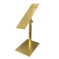 thumbnail image 4 of Lipstore Shoe Display Rack Adjustable Shoe Display Risers for Store High Heel Sandals Brushed Golden, 4 of 8