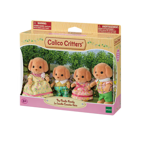 Calico Critters Toy Poodle Family