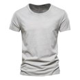 thumbnail image 1 of adviicd T-Shirts pour Hommes Décontractés T-Shirt Imprimé Mode Été Rue Manches Courtes Gris,TG, 1 of 2