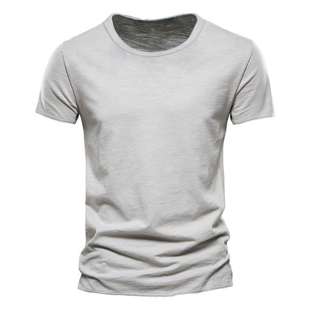 adviicd T-Shirts pour Hommes Décontractés T-Shirt Imprimé Mode Été Rue Manches Courtes Gris,TG