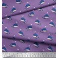 thumbnail image 3 of Soimoi Rayon Fabric Whale Ocean Print Fabric by Yard 42 Inch Wide, 3 of 3