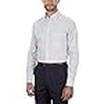 thumbnail image 3 of Van Heusen Men's Pinpoint Regular Fit Stripe Button Down Collar Dress Shirt, 3 of 4