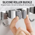 thumbnail image 4 of Wall Mounted Bathroom Shelf, Floating Metal Display Shelf, Rustproof Carbon Steel, Waterproof Wall Hanging Shelf, for Small Bathroom, Open Shelving Storage, Kitchen Living Room Decor, Hzhnb, 4 of 9