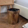 thumbnail image 4 of Yhmxh Imitation Wood Grain Garbage Bin Household Plastic Bin Kitchen Living Room Bathroom Kitchen Utensils Set Kitchen Organization Kitchen Essentials Home and Kitchen Kitchen Tools, 4 of 6