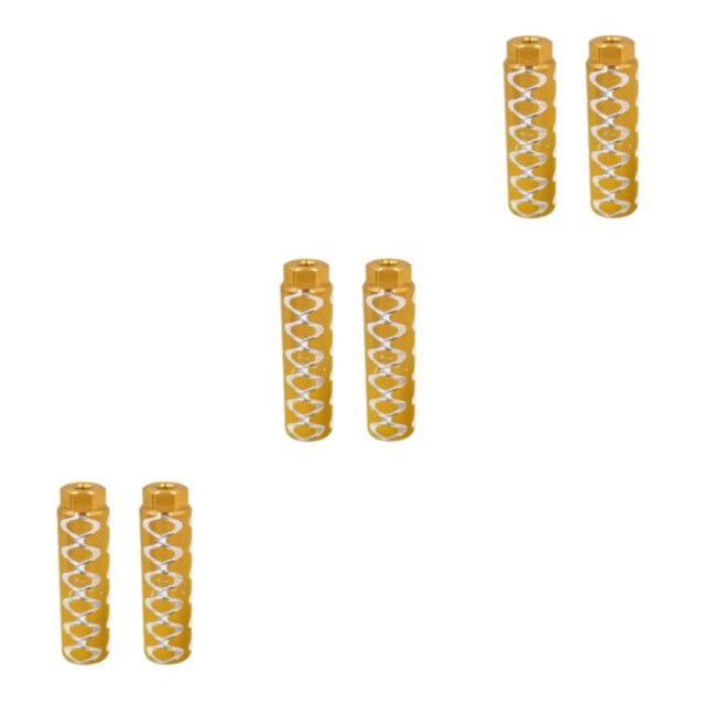 Baohd 2x Precise Fit And Corrosion-resistant Bike Pegs For Long-lasting Usage yellow 3Set