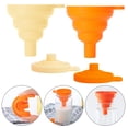 thumbnail image 1 of SSZMDLB 2 Pcs Entonnoir de Cuisine Pliable en Silicone, Entonnoir de Qualité Alimentaire, Entonnoir Pliable pour Bouteilles, Entonnoir de Cuisine Gain de Place, Entonnoir de Transfert de Liquide, Entonnoir Portable, Entonnoir de Cuisine Réutilisable, 1 of 9