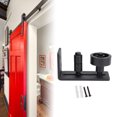 thumbnail image 1 of Floor Guide-Adjustable Carbon Steel Floor Guide for Sliding Barn Door(Double Wheels & one Small Wheel), 1 of 7