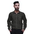 thumbnail image 1 of BESTMAN Chemises Habillées en Coton pour Hommes Coupe Ajustée Chemises à Manches Longues Imprimées pour Hommes, 1 of 5