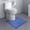 Blue#2, variant on Microfiber Bathroom Floor Mat - U-Shaped Thickened Water Absorbing Non-Slip Door Mat - 50x40cm Soft Toilet Rug with Rubber Backing - Fast Drying Washable Bath Carpet (1 Piece)
