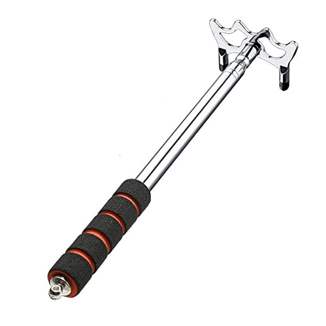 ziyahi Cue Bridge Telescopic Design High Fork Billiards Holder Stainless Steel Pool Stick Adjustable Retractable Sporting Supplies Low Fork
