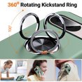 thumbnail image 3 of KOMI for Google Pixel 9 Pro XL Case, Slim Fit Case for Pixel 9 Pro XL with Metal Ring Holder Kickstand, Dual Layer Shockproof Protective Phone Case for Google 9 Pro XL 6.8", Alpine Green, 3 of 5