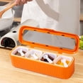 thumbnail image 1 of RXIRUCGD Pots à Épices de Cuisine 4 Pcs Boîte d'Assaisonnement Transparente, Contenant de Rangement Pots à Condiments Boîte d'Assaisonnement en Plastique avec Couvercle et Cuillère, 1 of 6