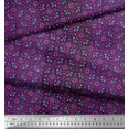 thumbnail image 3 of Soimoi polyester Crepe Fabric Stripe & Moroccan Kaleidoscope Fabric Prints By Yard 42 Inch Wide, 3 of 3