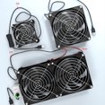 thumbnail image 3 of ZheElen Office USB Powered Cooling Fan Living Room Bedroom TV Box Computer Router Strong Wind External Fan Accessories 8cm Type 1, 3 of 9