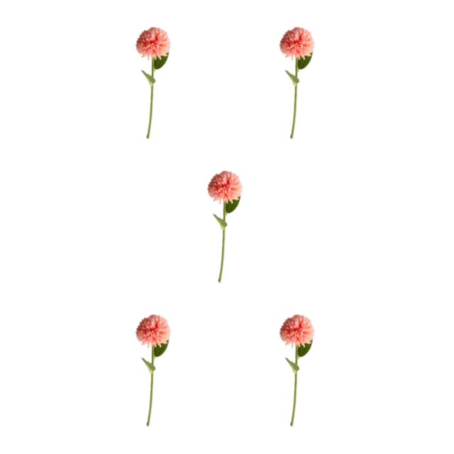 Baohd 1/2/3/5 10pack/lot Realistic Appearance Artificial Flower For Party Decor And Home Decor Deep Pink 5PCS