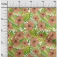 thumbnail image 2 of oneOone Tissu Jersey Viscose Vert2 Floral Tropical Matériel de Robe Tissu Imprimé Tissu au Mètre 60 Pouces de Large, 2 of 4