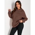 thumbnail image 2 of ORUYROP Sweat à Capuche Surdimensionné pour Femmes Pulls à Manches Longues avec Poche, 2 of 7