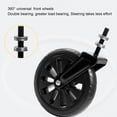 thumbnail image 4 of Extra Large Dog Stroller for Dogs Up to 176.4lbs, 4 Wheel Handle Adjustable Pet Stroller for Large Dogs, Dog Jogging Carriage Stroller Folding Extra Large Dog Carriage for Outdoor, 4 of 7