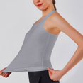 thumbnail image 4 of Timegard Womens Yoga Tank Tops Quick Dry Round Neck Sleeveless Rackback Workout Running Gym Top Trackshirts, 4 of 5