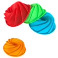 thumbnail image 5 of DIY Silicone Spiral Chiffon Cake Mold Biscuit Cake Cookies Baking Tool 7.5inch Random Color, 5 of 5