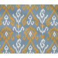 thumbnail image 4 of oneOone Tissu en Coton Flex Rayé & Paisley Imprimé Ikat 40 Pouces de Large, 4 of 4
