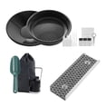 thumbnail image 1 of KFFKFF Compact Gold Prospecting Set, 12inch Aluminum Alloy Gold Extraction Tools, 16 Piece Kit Including Gold Pan, Magnet Separator, Classifier Screen, Drawstring Carry Bag and Additional Items, 1 of 9