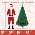 thumbnail image 2 of Gymax 6' Green Holiday Season Artificial PVC Christmas Tree Indoor Outdoor Stand, 2 of 10