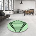 thumbnail image 4 of Ahgly Tapis Rectangulaire Lavable en Machine Intérieur Vert Menthe, 6 Pieds x 9 Pieds, 4 of 7