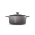 thumbnail image 3 of Le Creuset LS2501-227FSS Four Français Rond en Fonte Émaillée Signature, 3 1/2 Pintes, Oyster, 3 of 5