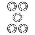 thumbnail image 3 of Redempat Chain Ring - Easy To Install Durable Wide Compatibility - Bike Crank Precise Fit Bicycles Crank 52T black 5Set, 3 of 6