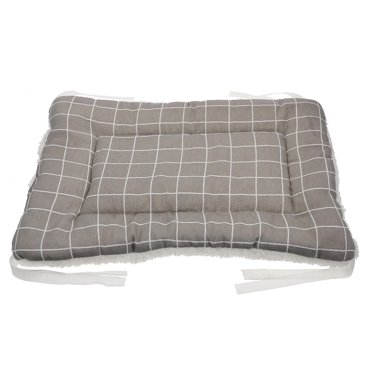 Phenofice Twosided Grey Pet Mat for Dogs and Cats, Canvas Cushion for Comfort in Crates and Cars, 29.5 x 19.7 Inches