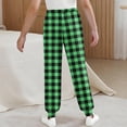 thumbnail image 4 of Cowsor Girls Graphic Print Sweatpants Athletic Drawstring Joggers Cute Track Pants with Pockets for Kids, 4 of 6