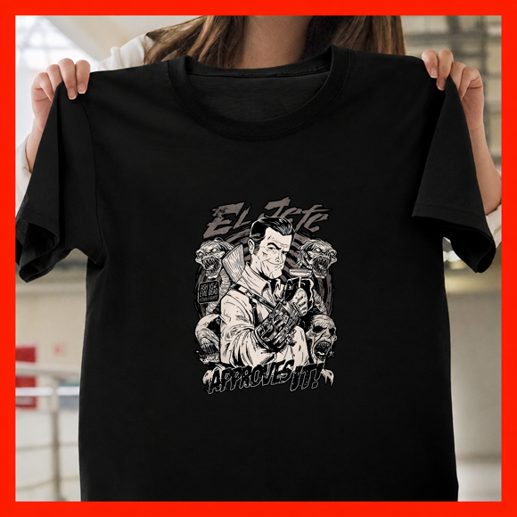 Ash Vs Evil Dead Bruce Campbell Slasher Horror Comedy Film Art Unisex T-Shirt, up to size 3XL.