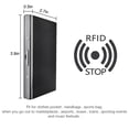 thumbnail image 3 of Vaidha RFID Credit Card Protector Slim Metal Wallet Business Card Case For Women Or Men, 3 of 7