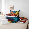thumbnail image 4 of YST Rainbow Leaf 7-Piece Comforter Set, Autumn Leaves Bedding, King, Cozy, 4 of 4