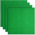 thumbnail image 1 of Classic Baseplates Building Base for Building Bricks 100% Compatible with Major Brands-Baseplate 10" x 10", Pack of 4, Green, 1 of 7